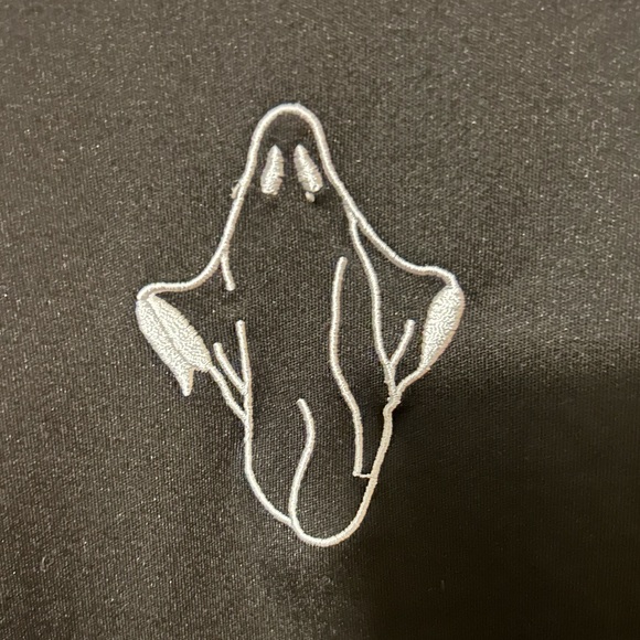 SHEIN Embroidered Ghost Cropped Top - Picture 2 of 3